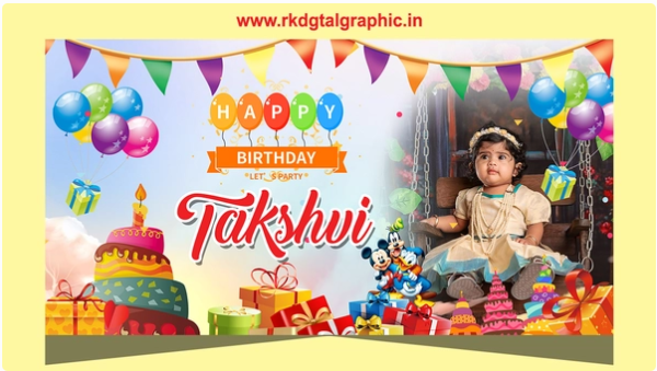 thumbnail Takshvi Birthday Flex 5x2.5